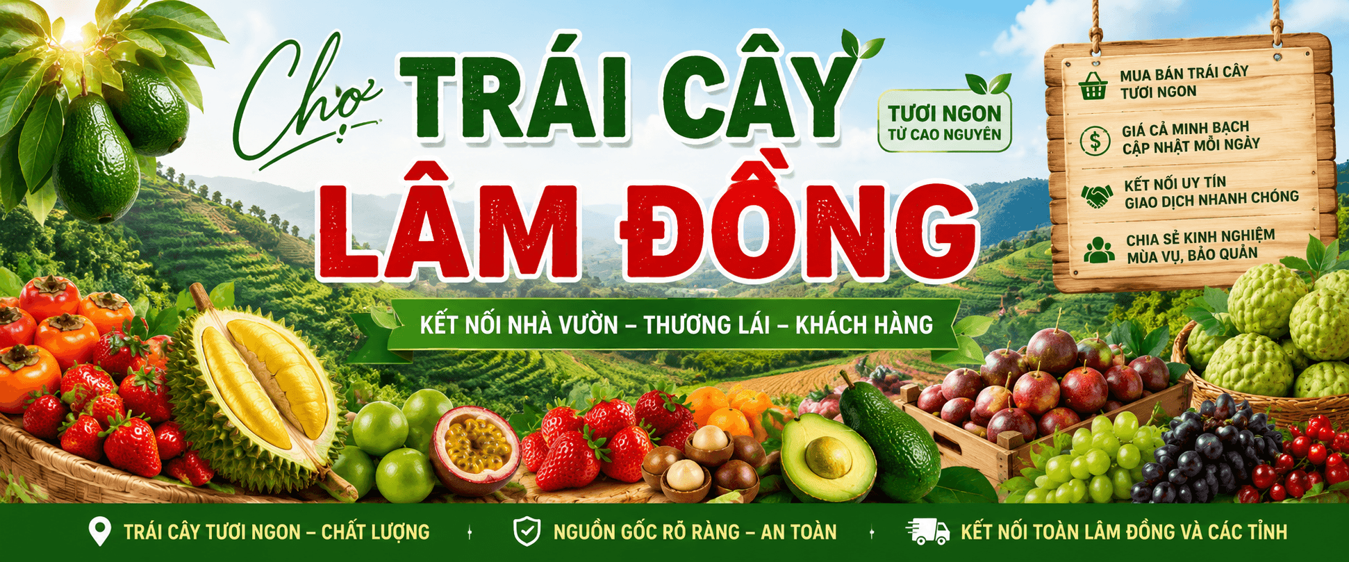 Chợ Trái Cây Lâm Đồng